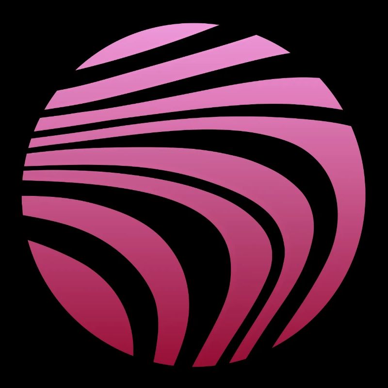 Psychedelic Pattern Pink Gradient