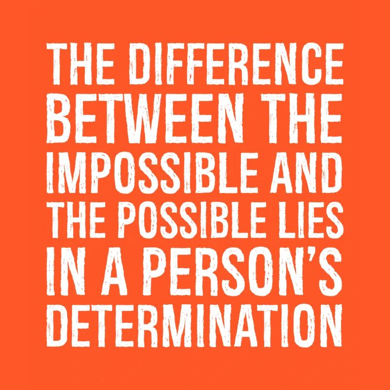 the difference between the impossible and the