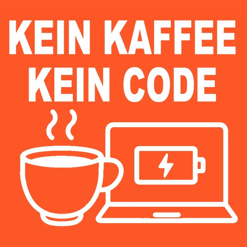 Kein Kaffee Kein Code - Conception de programmeur amusant