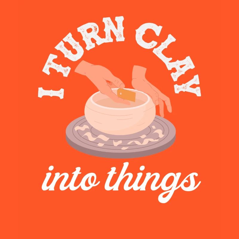 Pottery: I shape clay into things
