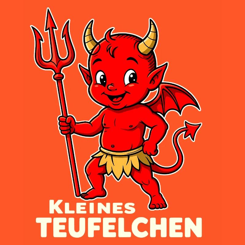 Devil Costume Halloween Little Devil Trident
