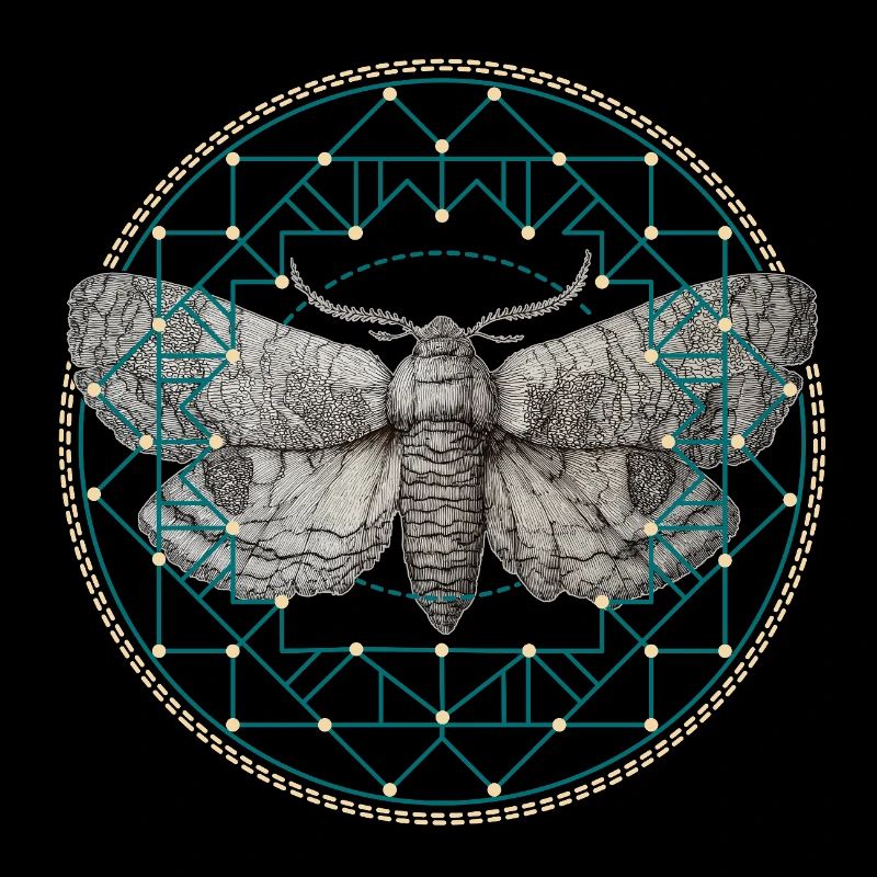 Moth Sacred Geometry