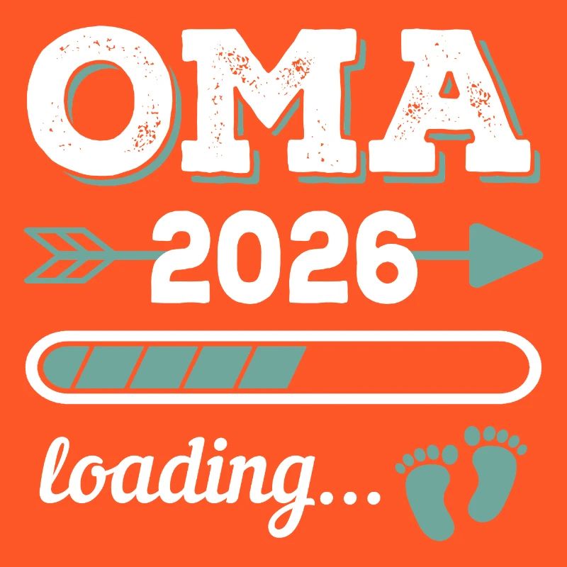 Oma 2026 Loading Werdende Großmutter Geschenkidee