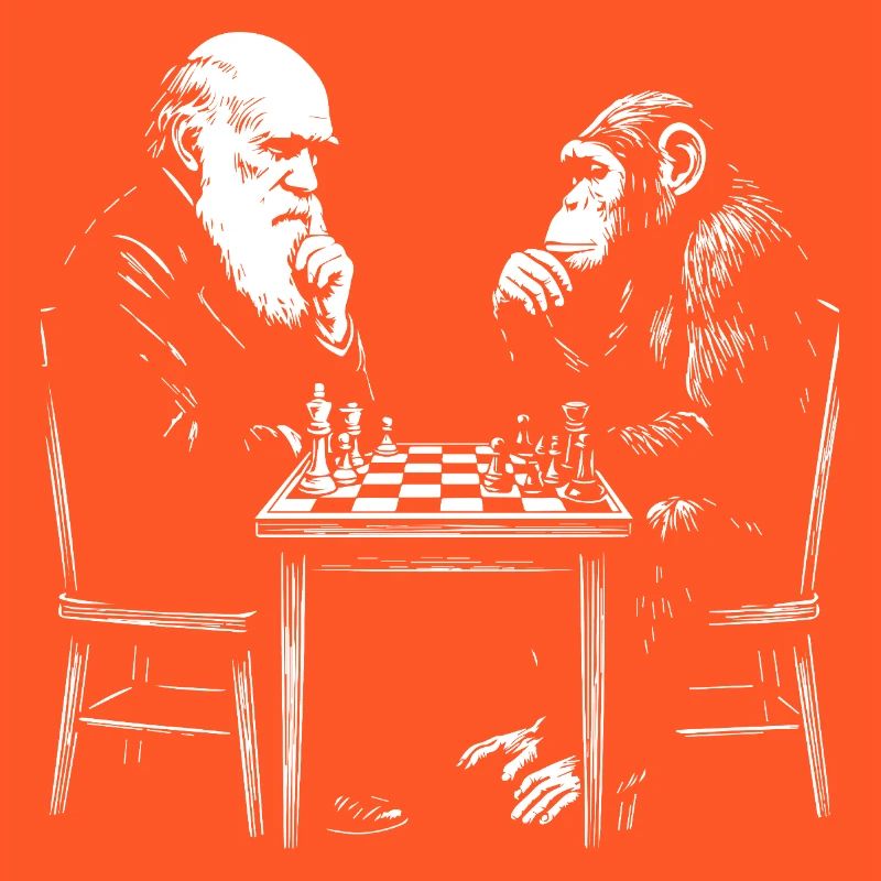 Darwin joue aux échecs avec un singe - Jeu d’évolution