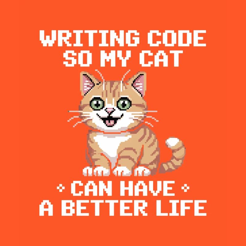 Programmation de Chat Codage Drôle et Chat Allemand