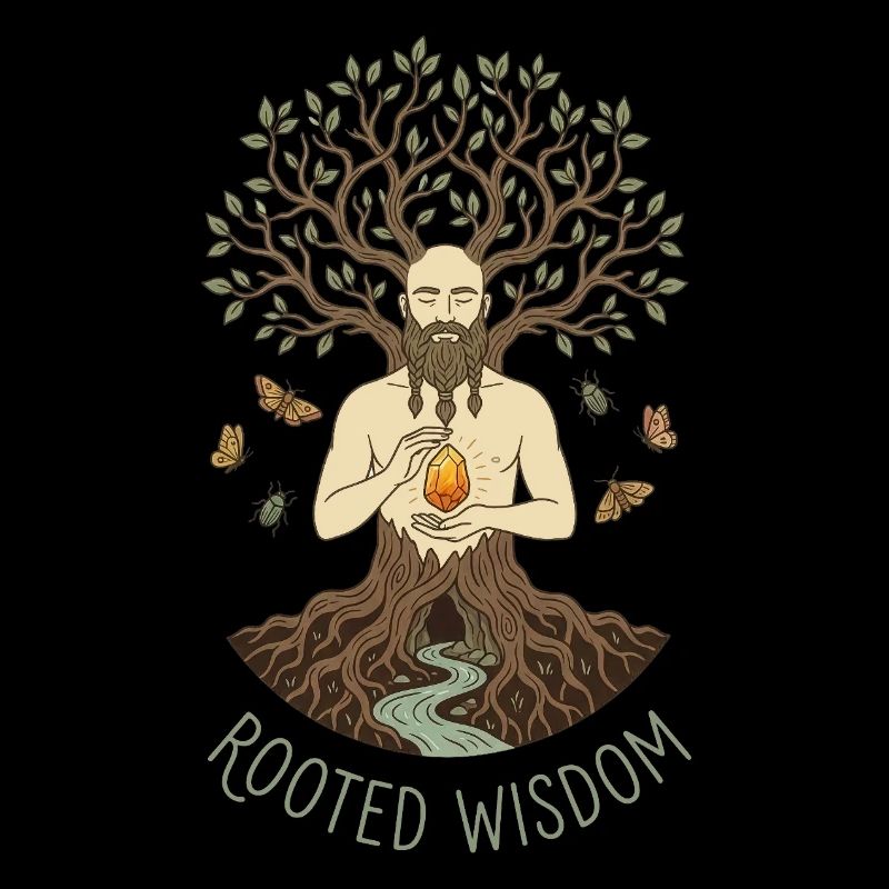 Rooted Wisdom - Mystical Tree Spirit
