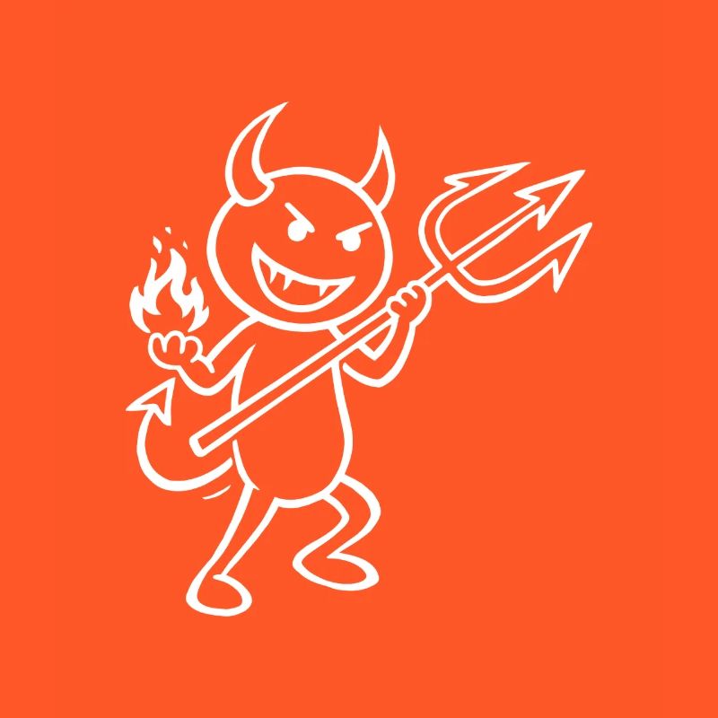 Devilish Flames - Devil with Flames