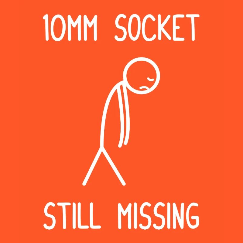 10mm Socket still missing car guy mechanic