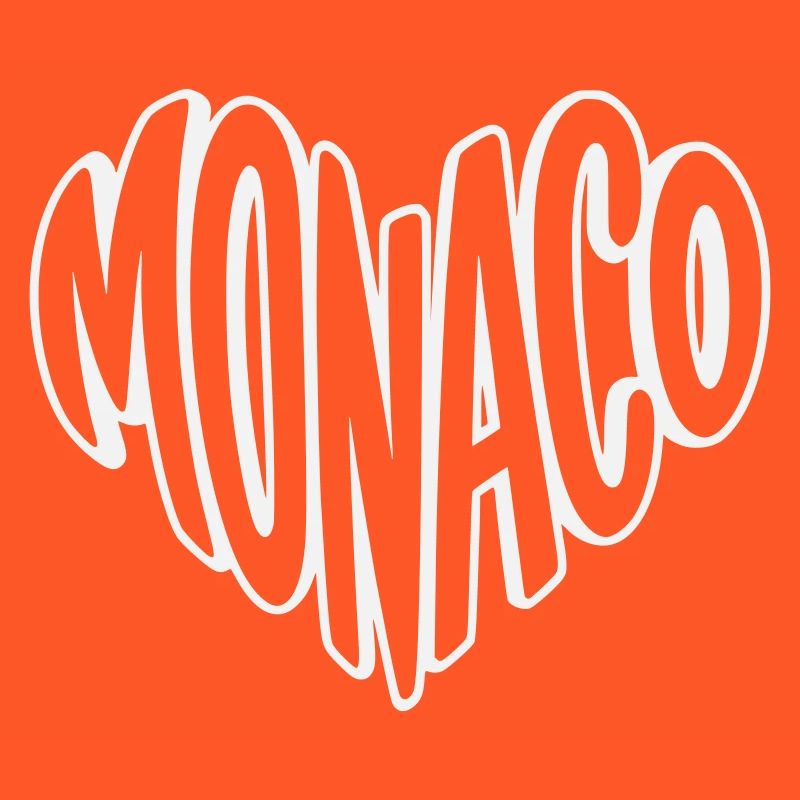 Monaco Lettering Retro Typo
