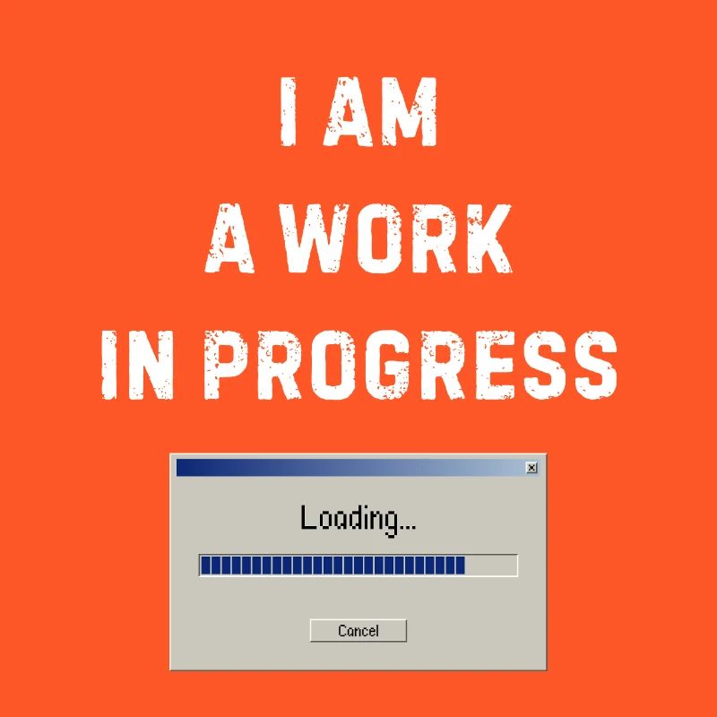 Work in progress – Loading bar - Travail bureau