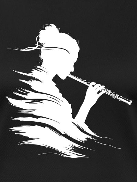 Drawing flutist