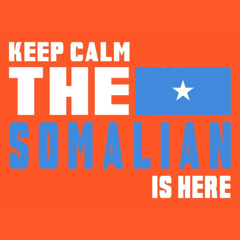 drapeau de la Somalie Keep Calm