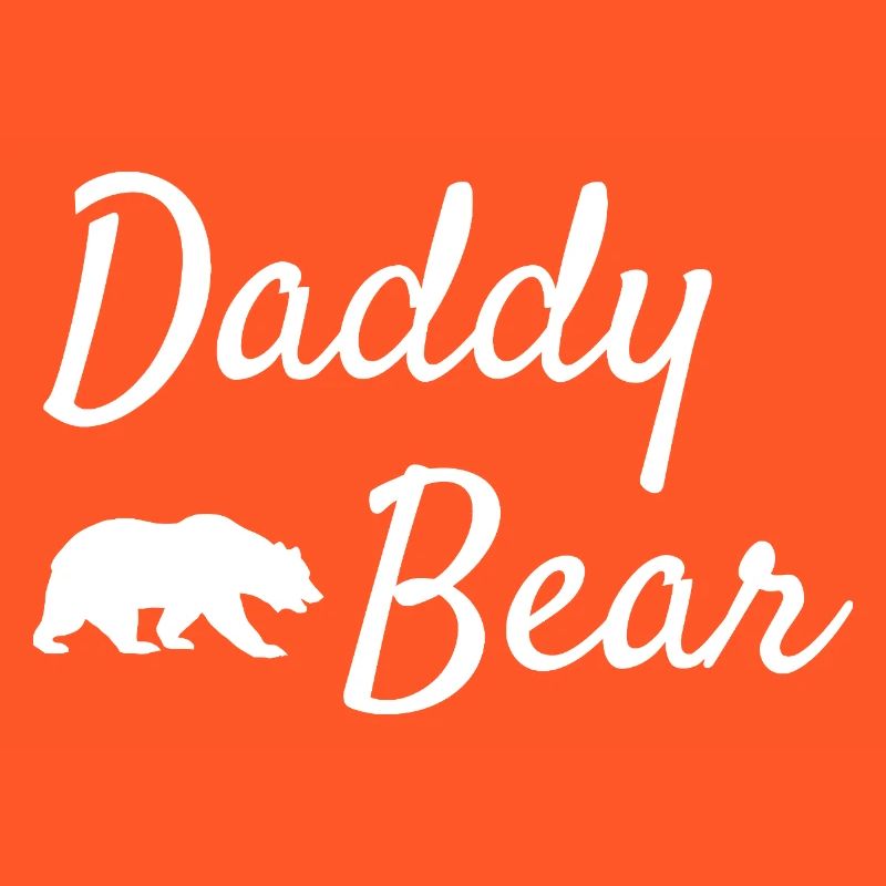 Daddy Bear Script Logo
