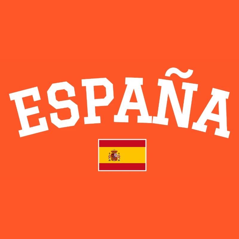 Drapeau espagnol Dessin blanc