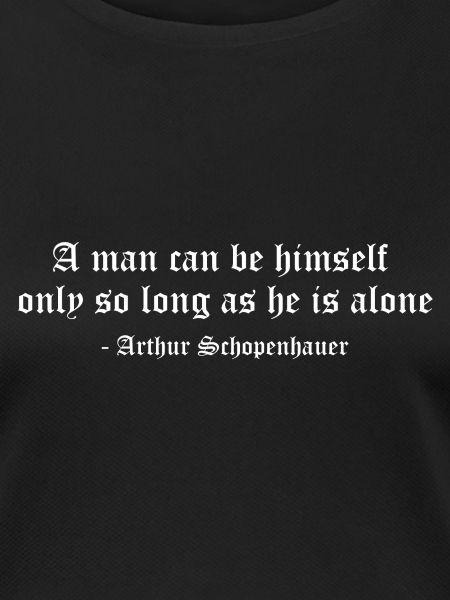 Schopenhauer Solitude Quote