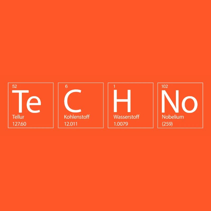Techno Rave Chemie Elemente