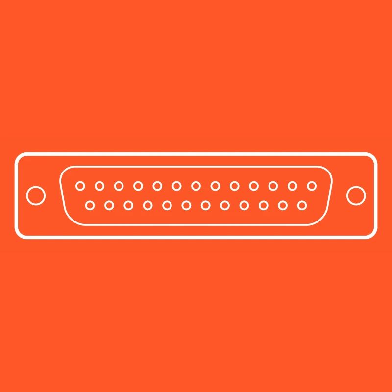 DB 25 Connector Parallel, Drucker