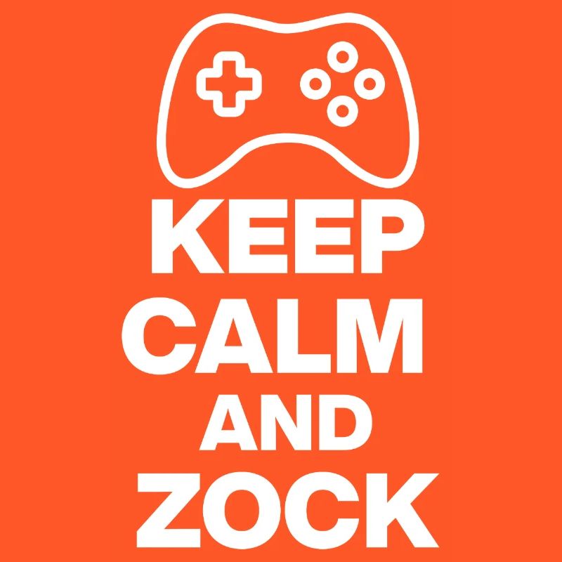 KEEP CALM AND GAMBLE! GAMING GAMER CONSOLE PC white