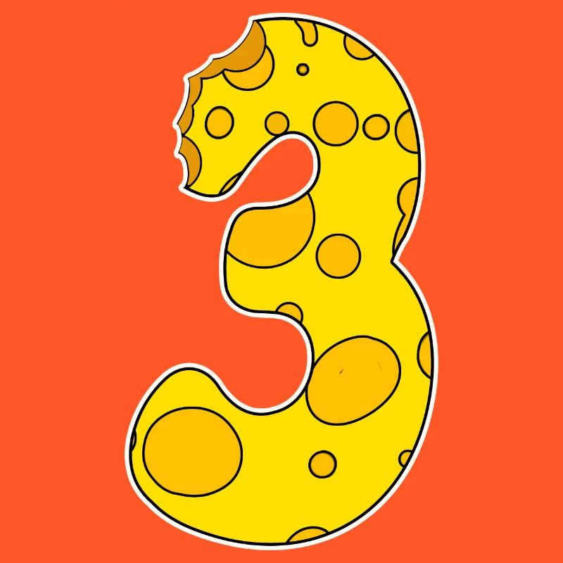 Number 3 - Three - Third