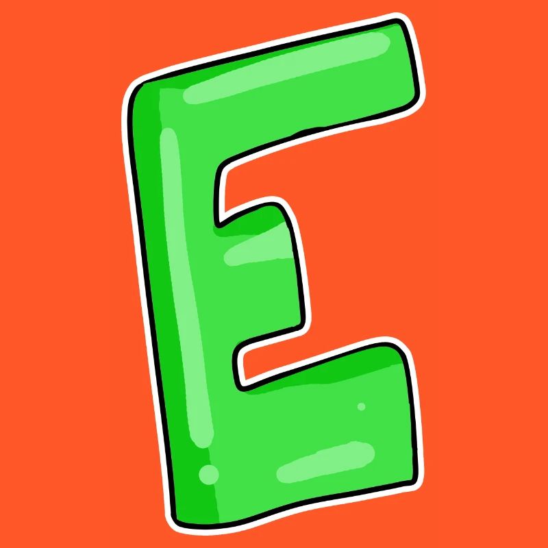 Buchstabe E Anfangsbuchstabe