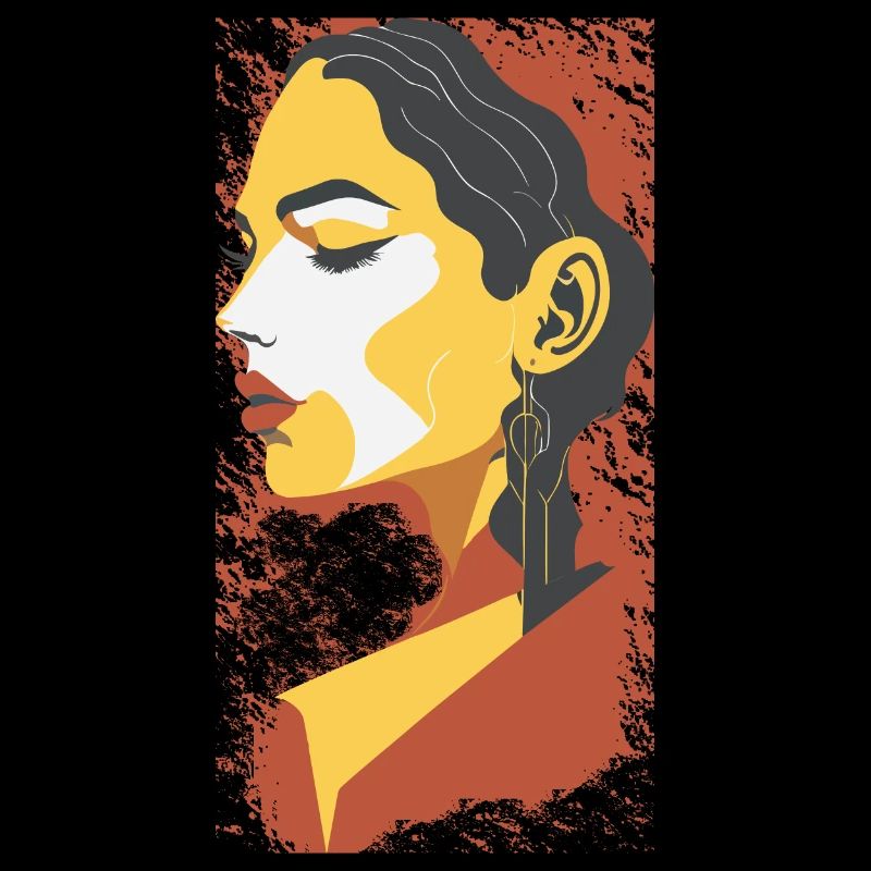 Geometric Summer Portrait