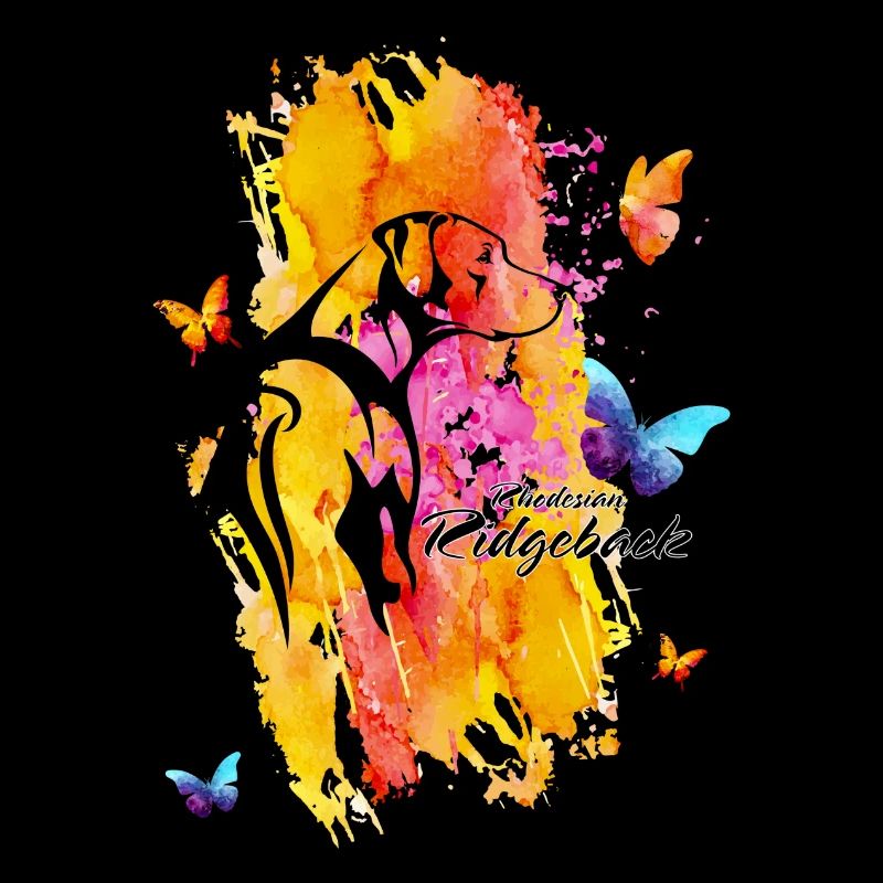 Rhodesian Ridgeback Aquarell