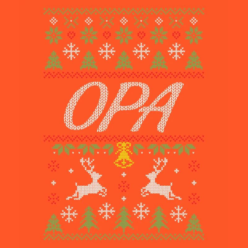 pull de Noël laid pour grand-père