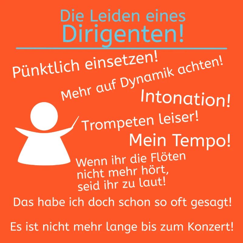 Leiden eines Dirigenten