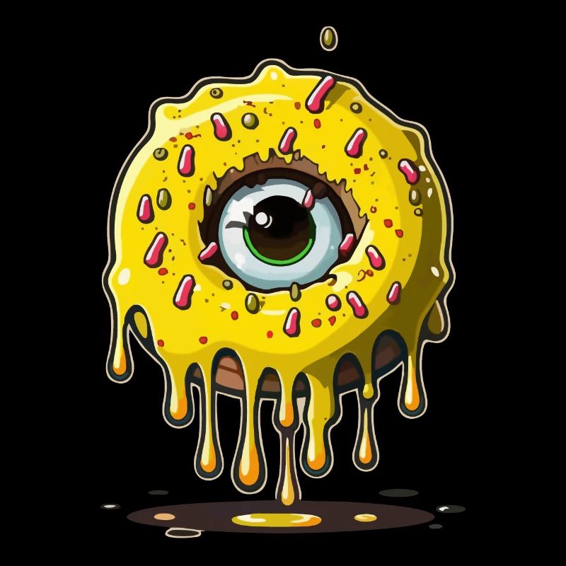 Monster-Augen-Donut