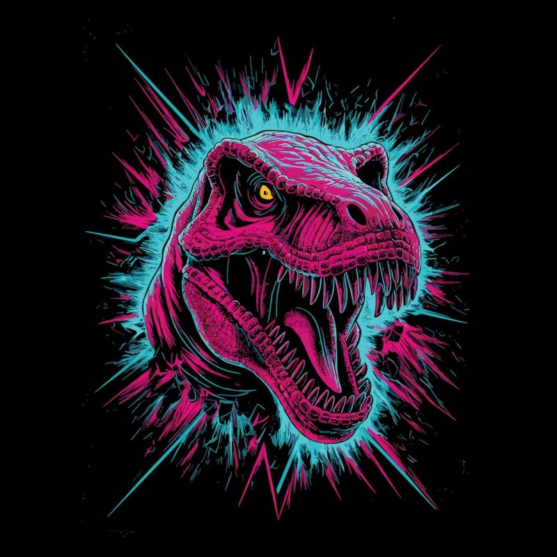 Neon Dino - Urzeit trifft Zukunft