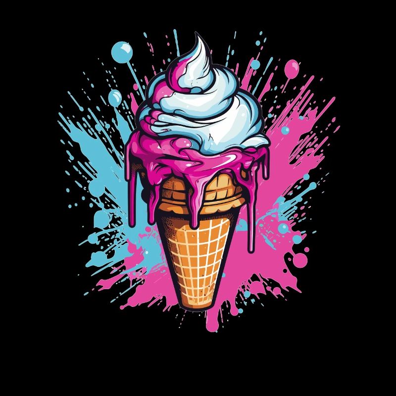Pop Art Style Cream