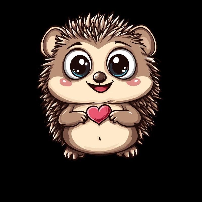 Igel mit Herz