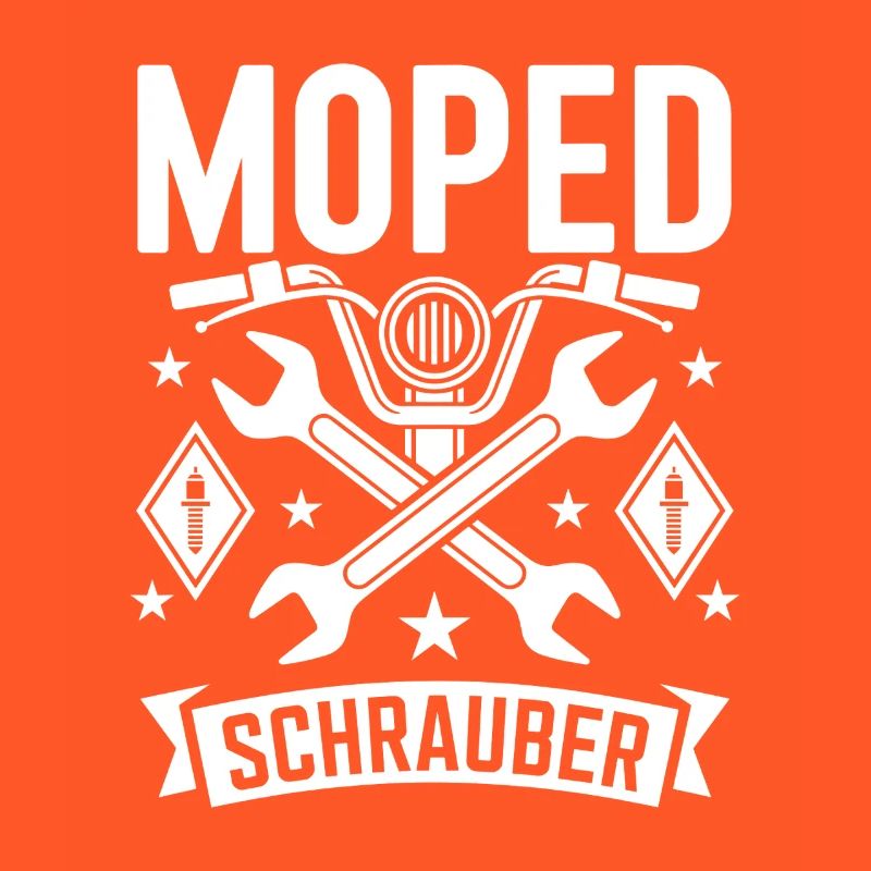 Moped Mechanic Workshop Moped Driver