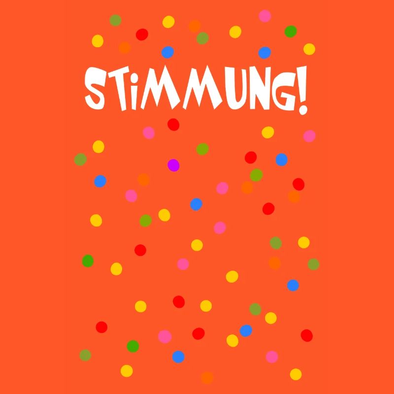 Stimmung Konfetti Fasching Karneval Silvester bunt