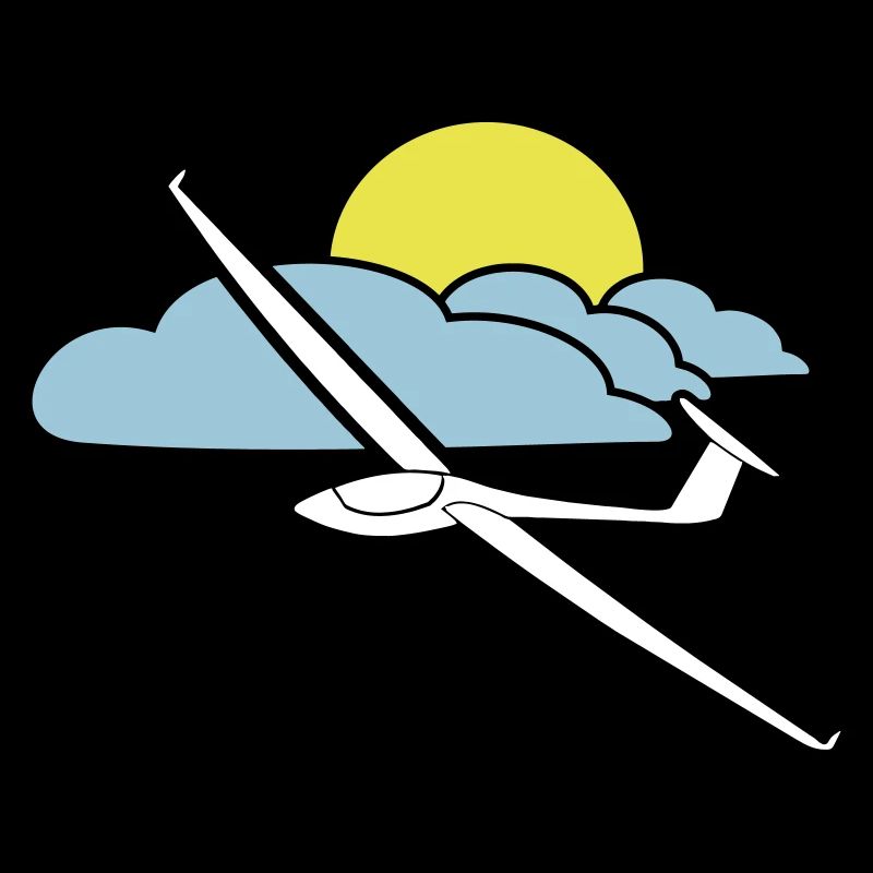 gliding tshirt glider logo gliding