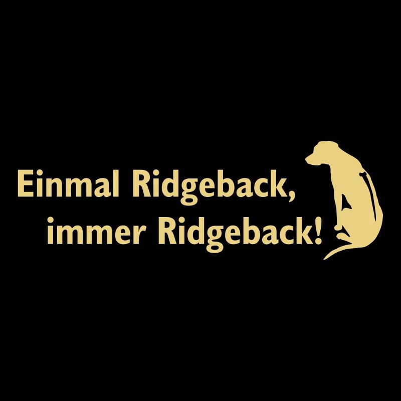 Typisch Rhodesian Ridgeback