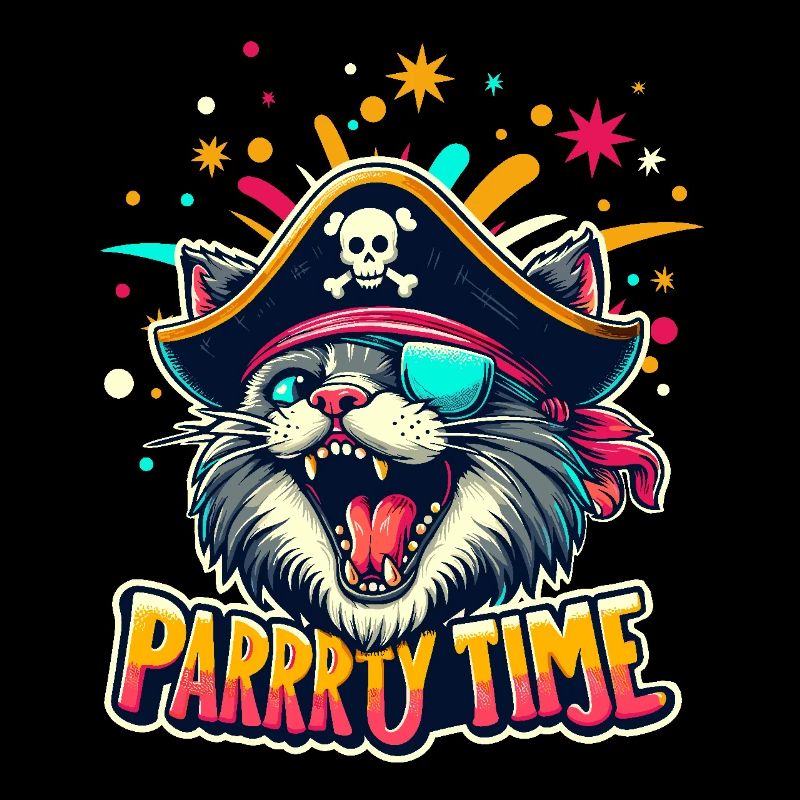 Karneval Katze Pirat Kostüm Party Time Köln Alaaf