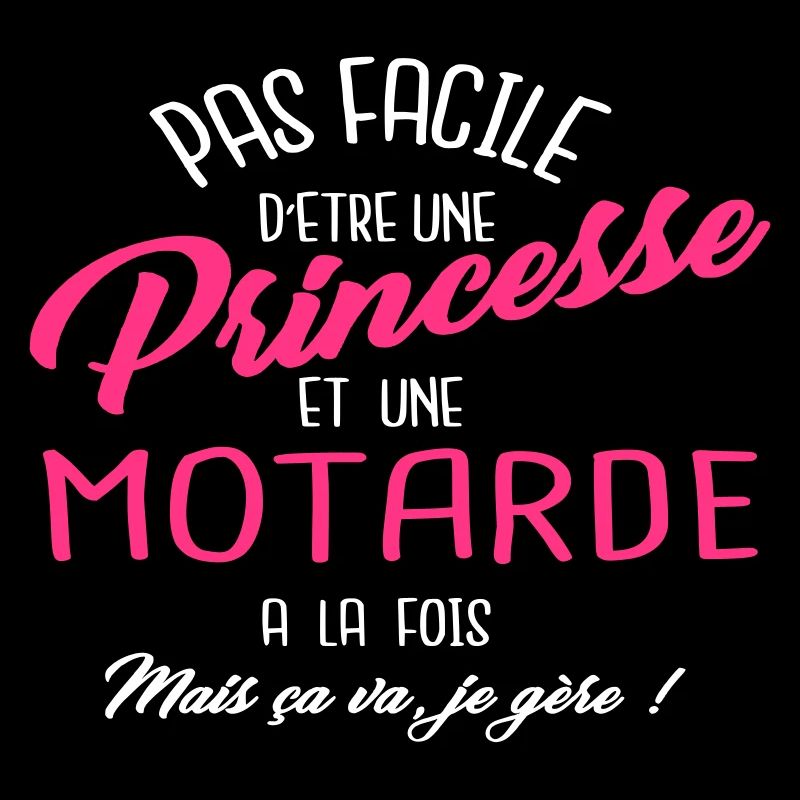 Princesse et motarde