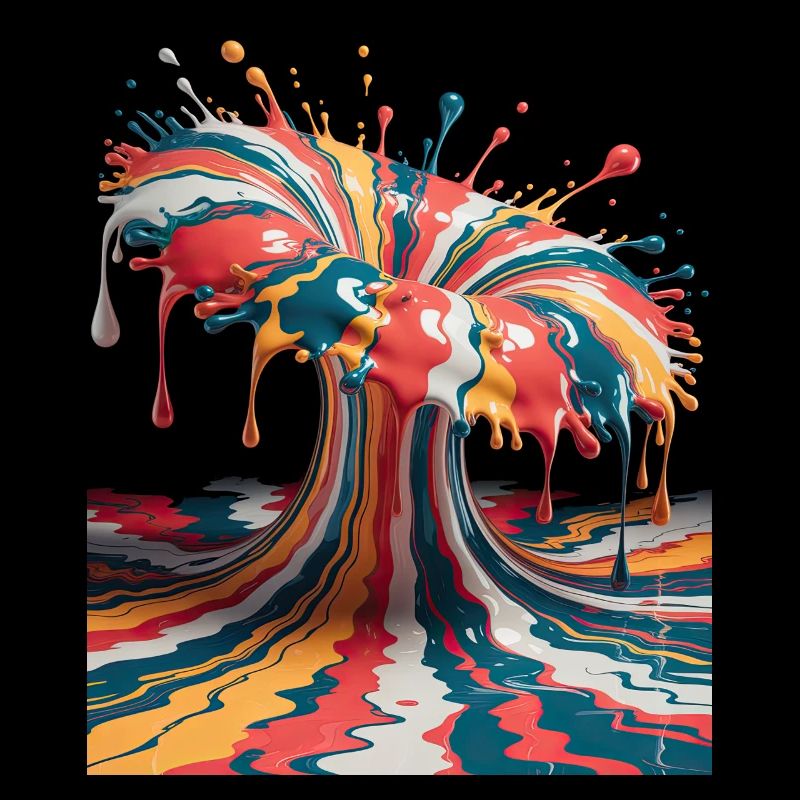 Regenbogen-Farbexplosion