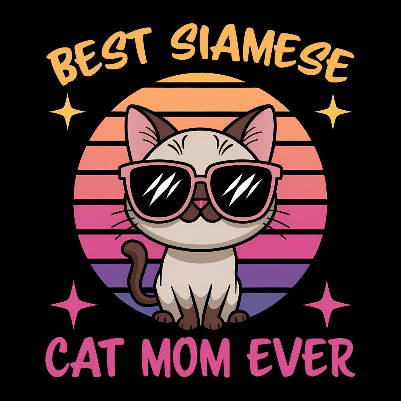 Siamese Cat Saying Siamese Cat Mom Siamese Cat Gift