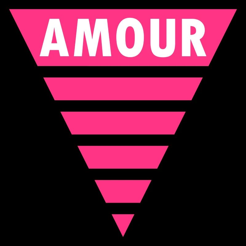 Amour dans le triangle (triangle divisé)