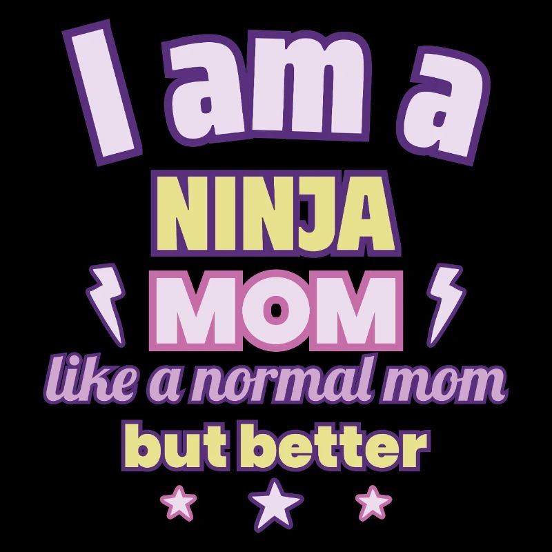 Ninja-Mama, Muttertag Geschenk, Kampfsport