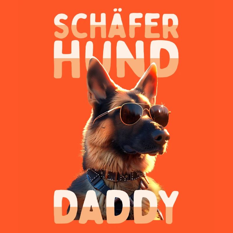 German Shepherd Daddy Dad Dad Father's Day Shepherd Dogs