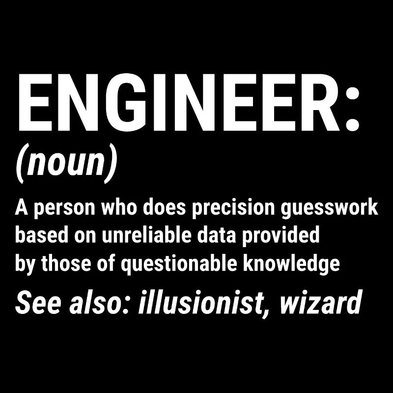 Ingenieur-Definitions-lustiges Technik-Geschenk-T-Shirt