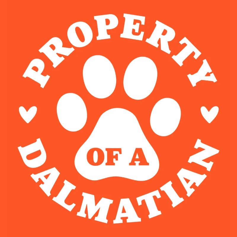 Eigentum eines Dalmatiners