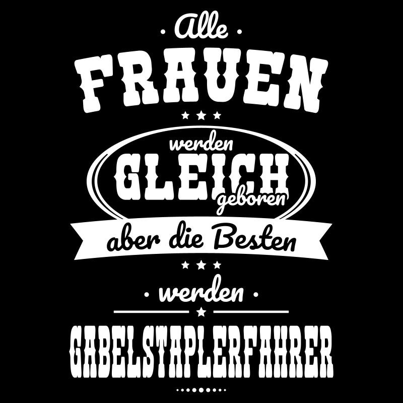 Frauen gleich Besten werden Gabelstaplerfahrer