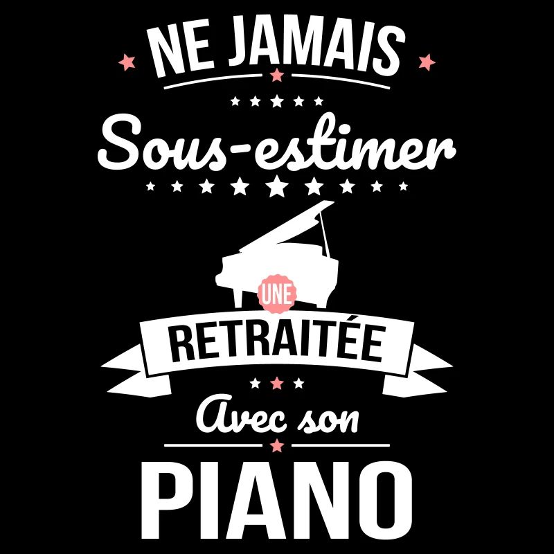 Sous-estimer une retraitée avec son piano