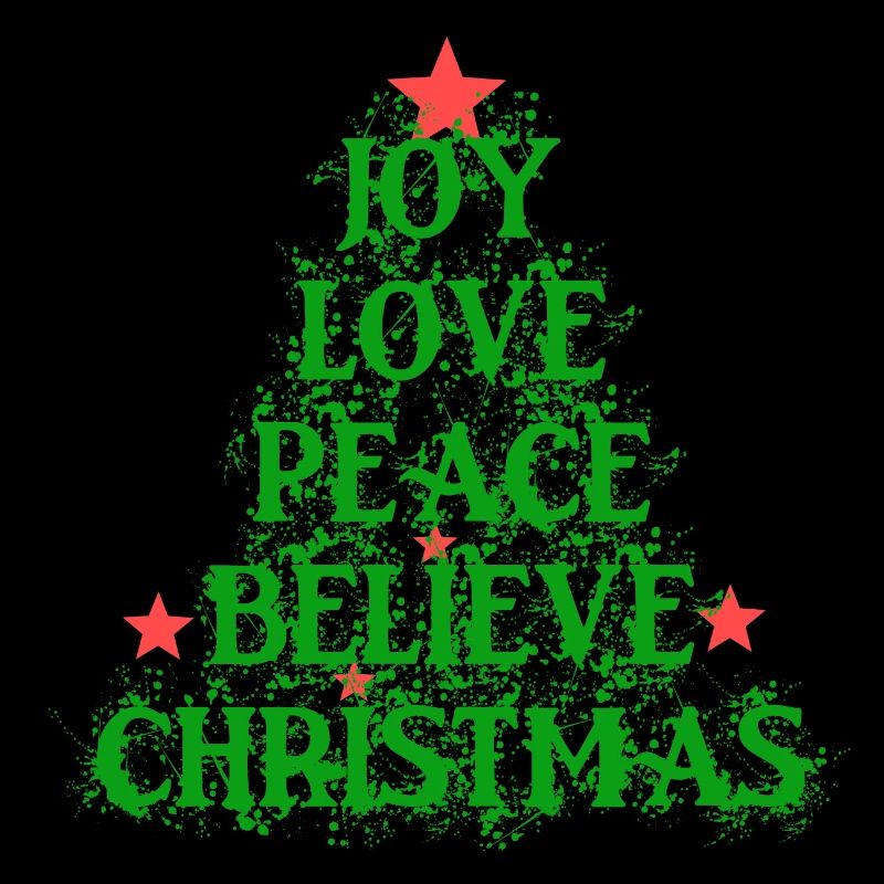 Joy Love Peace Noël Croyez