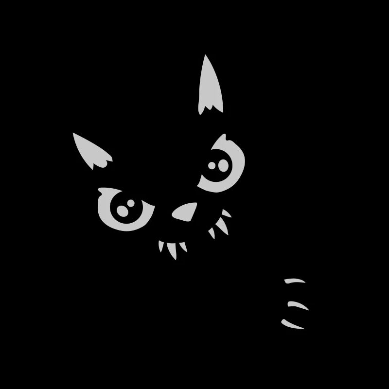 Böse Katze Kratzt
