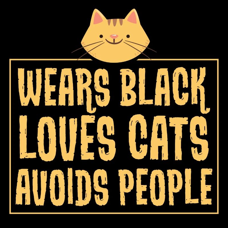 Wear black - dear cats - avoid people